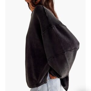 FREE PEOPLE Total Eclipse Oversize T-Shirt 2 piece